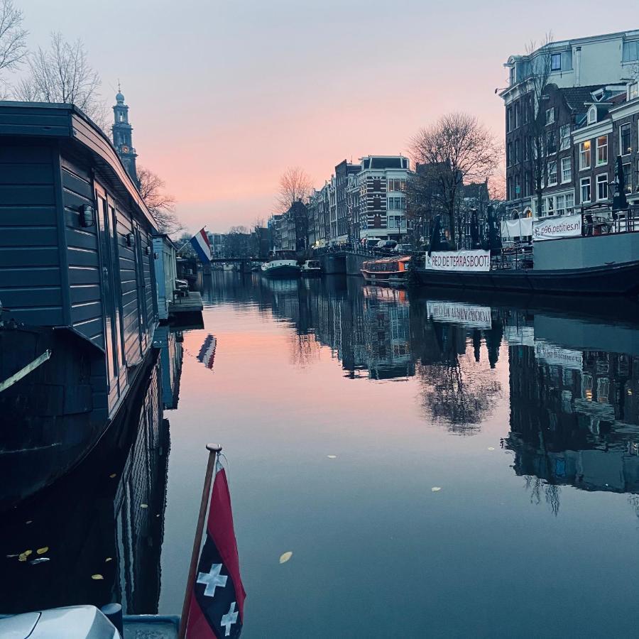 阿姆斯特丹Houseboat Bonnie住宿加早餐旅馆 外观 照片